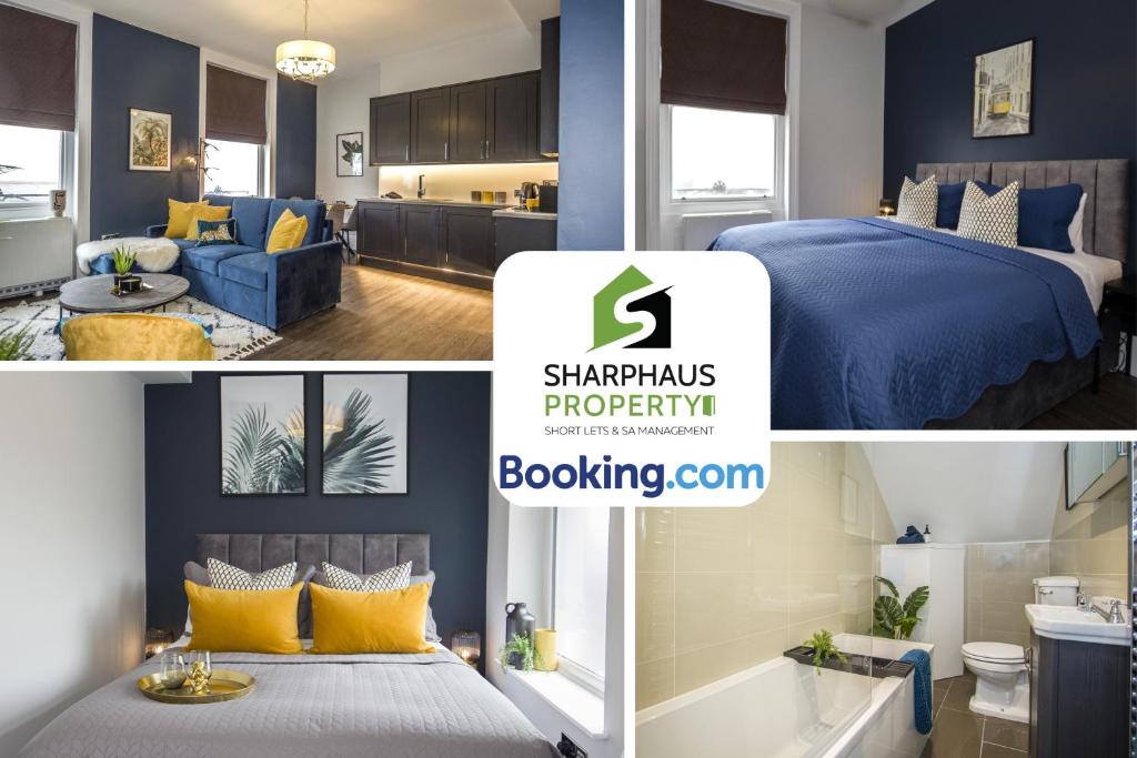 Luxury Hotel-Quality Stay in the Heart of Brighton By Sharphaus Short Lets & Serviced Accommodation Management