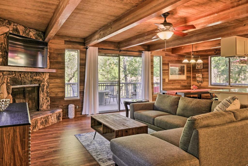 Spacious Groveland Cabin with Wraparound Deck!