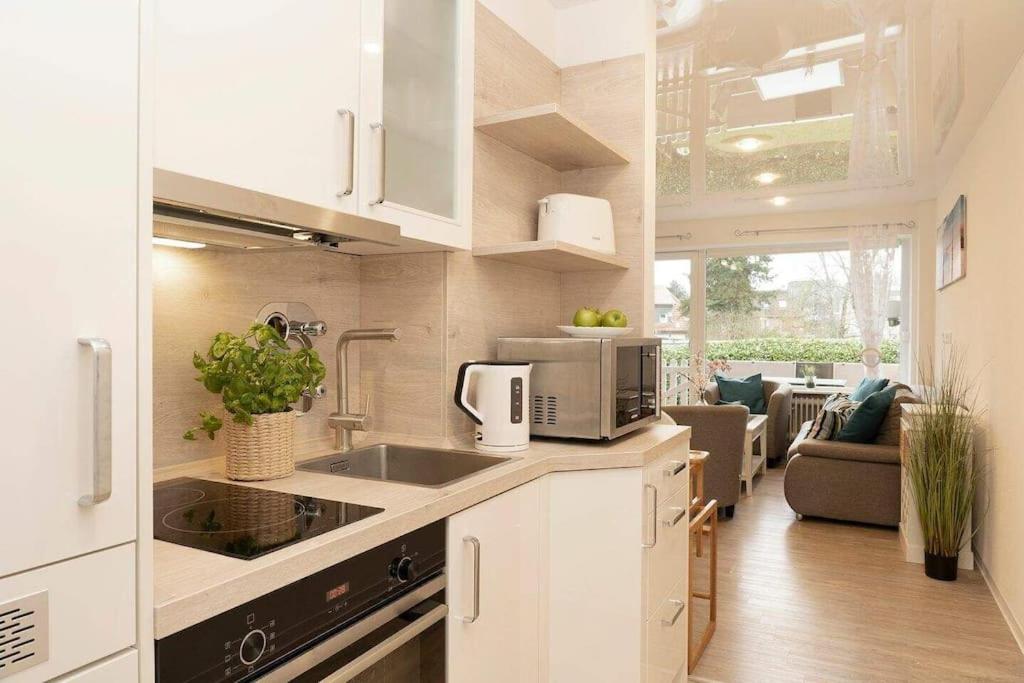 Moderne Ferienwohnung Grömitz mit Garten/Terrasse