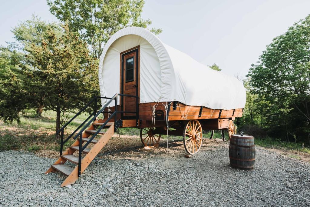 Wine Trail Covered Wagon