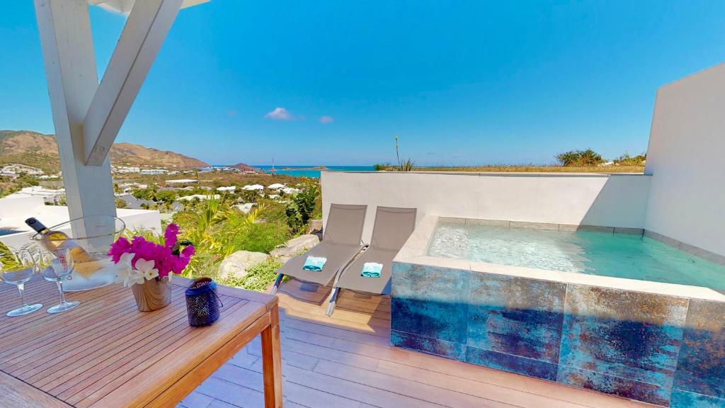 SUNSEEKER SXM - Jardins Orient Bay - Appartement vue mer ou Studio vue Colline