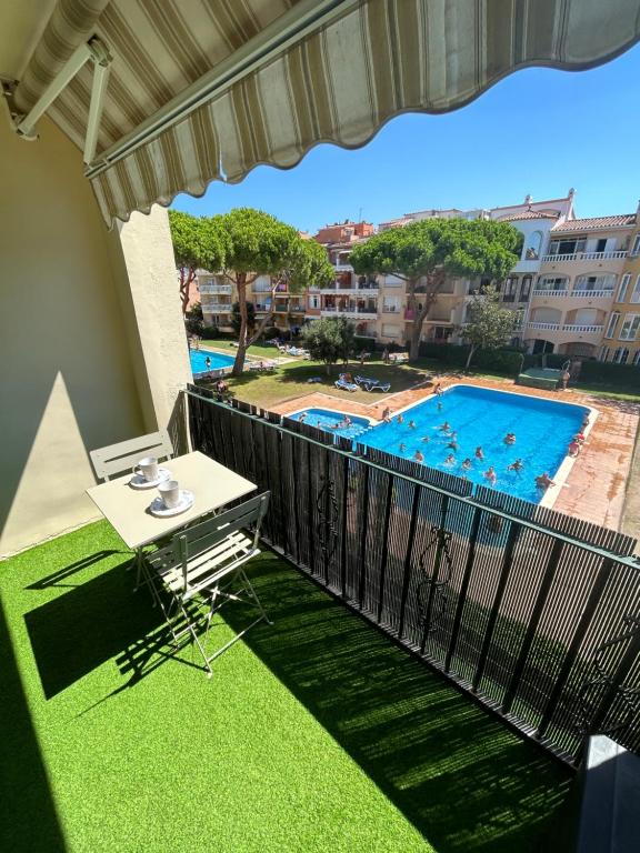 Appartement 40m2 climatisé dans Residence Gran Reserva avec piscines à moins de 200 m de la plage